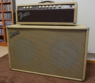 Fender Bandmaster 6G7-A head and cabinet, 1962